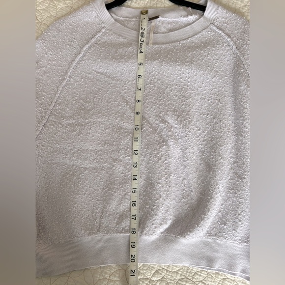 EUC Free People Found My Friend Boucle Lilac Pullover sweater xs - Picture 7 of 7